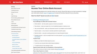 Online Bank Account Features – State Farm®