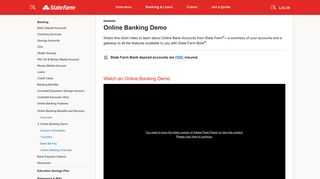 Watch Bank Account Features Demo – State Farm®