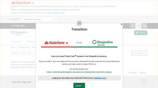Online Billing | Desjardins Insurance - State Farm Canada