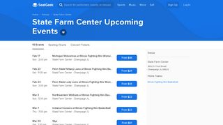 State Farm Center Tickets & Upcoming Events | SeatGeek