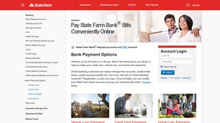 Bank Payment Options – State Farm®
