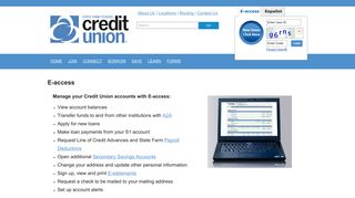 E-access :: State Farm FCU - State Farm Credit Union