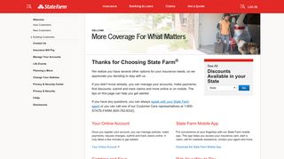 Customer Care – Existing Customer – State Farm®
