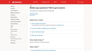 Mobile App Questions – State Farm®