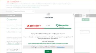 Manage your Insurance Policies | Desjardins ... - State Farm Canada
