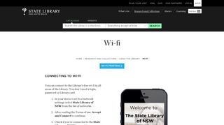 Wi-fi | State Library of NSW