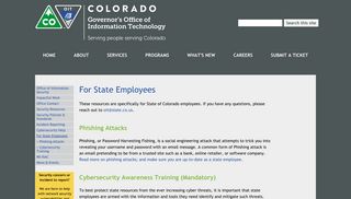 For State Employees - Colorado Governor's Office of Information ...