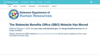 Statewide Benefits: State of Delaware