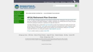 ORS Judges Defined Contribution - 401(k ... - State of Michigan