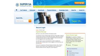 Secure Login | Super SA