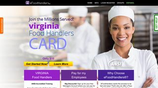 VIRGINIA Food Handlers Card | eFoodhandlers® | $10