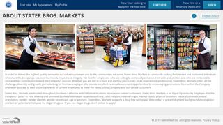 About Stater Bros. Markets - talentReef Applicant Portal