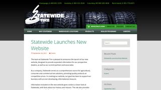Statewide Launches New Website - Statewide Tire