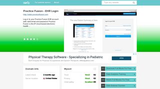 static.practicefusion.com - Practice Fusion - EHR Login - Static ... - Sur.ly
