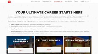 JOIN THE TEAM – Station Casinos Careers