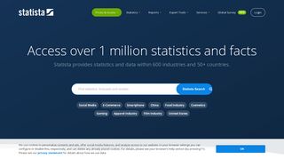 • Statista - The Statistics Portal for Market Data, Market Research and ...