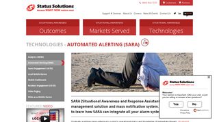 SARA is a Risk Management Solution & Mass Notification System