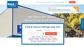 Home | StaxUP Self Storage
