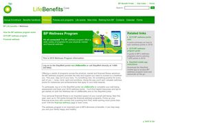 BP Life Benefits (Core US Benefits) - Wellness