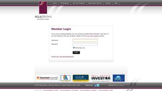 Member Login - Select Stays - Western Australia Accommodation ...