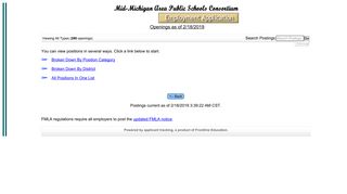 Open Positions for Mid-Michigan Area Public Schools ... - applitrack.com