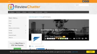 STD Test Express - Review Chatter