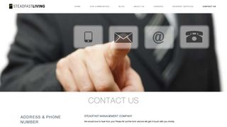 Request Information - Contact Us | Steadfast Management