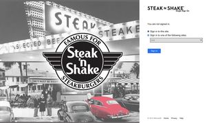 Sign In - Steak n Shake