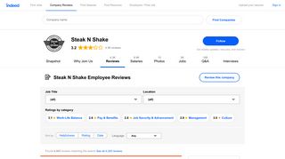 Working as a Host/Server at Steak N Shake: Employee Reviews about ...