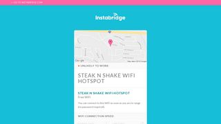Steak n Shake WiFi Hotspot - Instabridge