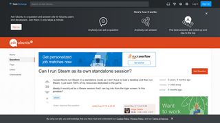 Can I run Steam as its own standalone session? - Ask Ubuntu