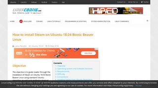 How to install Steam on Ubuntu 18.04 Bionic Beaver Linux ...