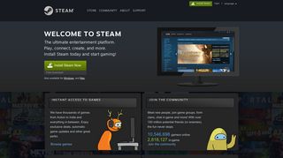 Steam, The Ultimate Online Game Platform