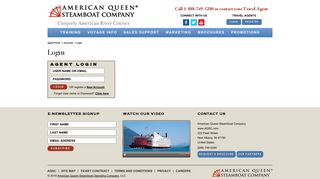 Login - American Queen Steamboat Company