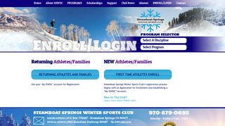 Enroll/Login - Steamboat Springs Winter Sports Club