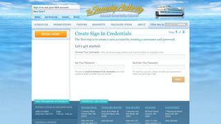 Create Sign In Credentials - Steamship Authority