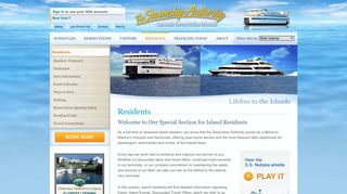 Residents - Steamship Authority