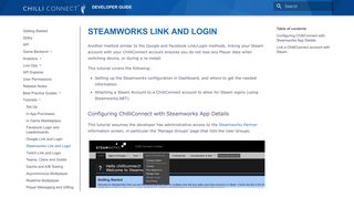 Steamworks Link and Login - Developer Guide - ChilliConnect Docs