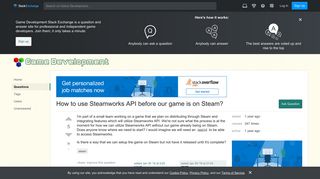 How to use Steamworks API before our game is on Steam? - Game ...