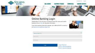 Online Banking Login | Stearns Bank
