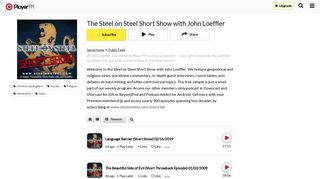 The Steel On Steel Short Show With John Loeffler podcast - Player FM