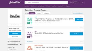 20% Off Stein Mart Coupon: 2019 Printable Coupons - RetailMeNot