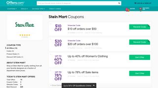 20% off Stein Mart Coupons & Coupon Codes 2019 - Offers.com