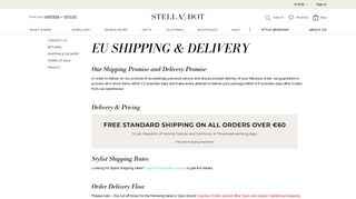 EU Shipping & Delivery - Stella & Dot