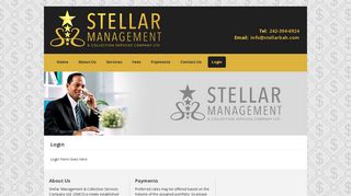 Login | Stellar Management