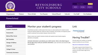 PowerSchool - Reynoldsburg City Schools