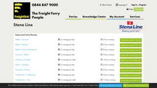 Stena Line | Freight Ferry Booking, timetables & tickets - Freightlink