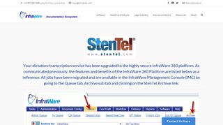 Stentel ASP Archive Access | Documentation Ecosystem and Services