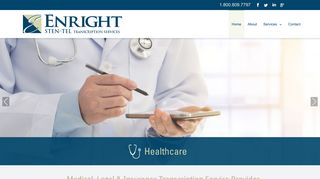 Enright Sten-Tel: Medical & Legal Transcription Services