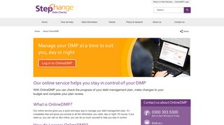 OnlineDMP - Log in & Manage Your StepChange DMP Online.